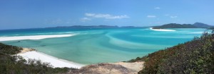 Panoramic view from Hill Inlet - Whitsundays, Australia